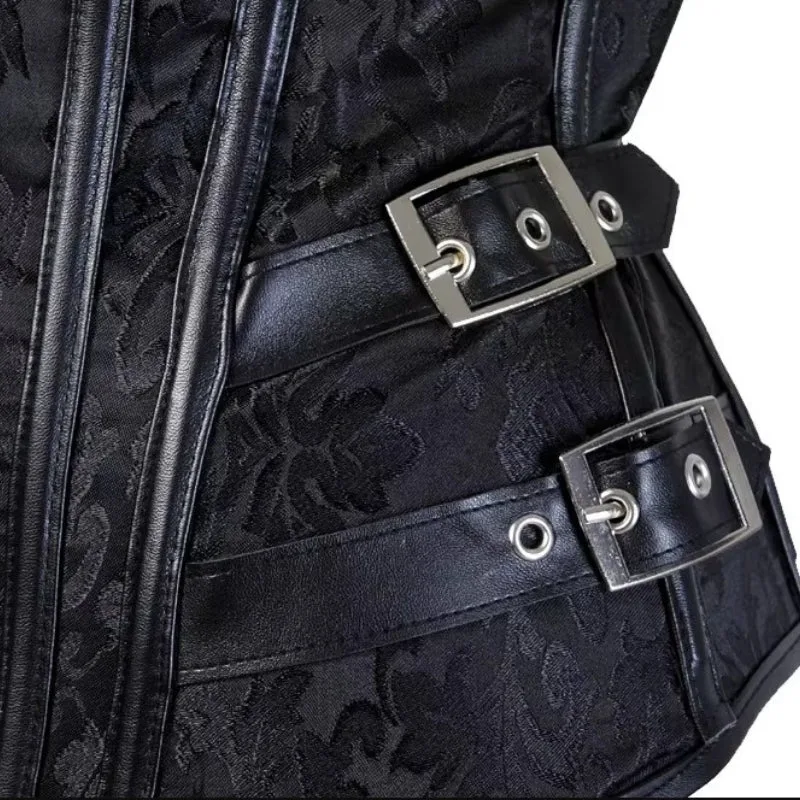 Ansicht 4 — Steampunk-Korsett – schwarz