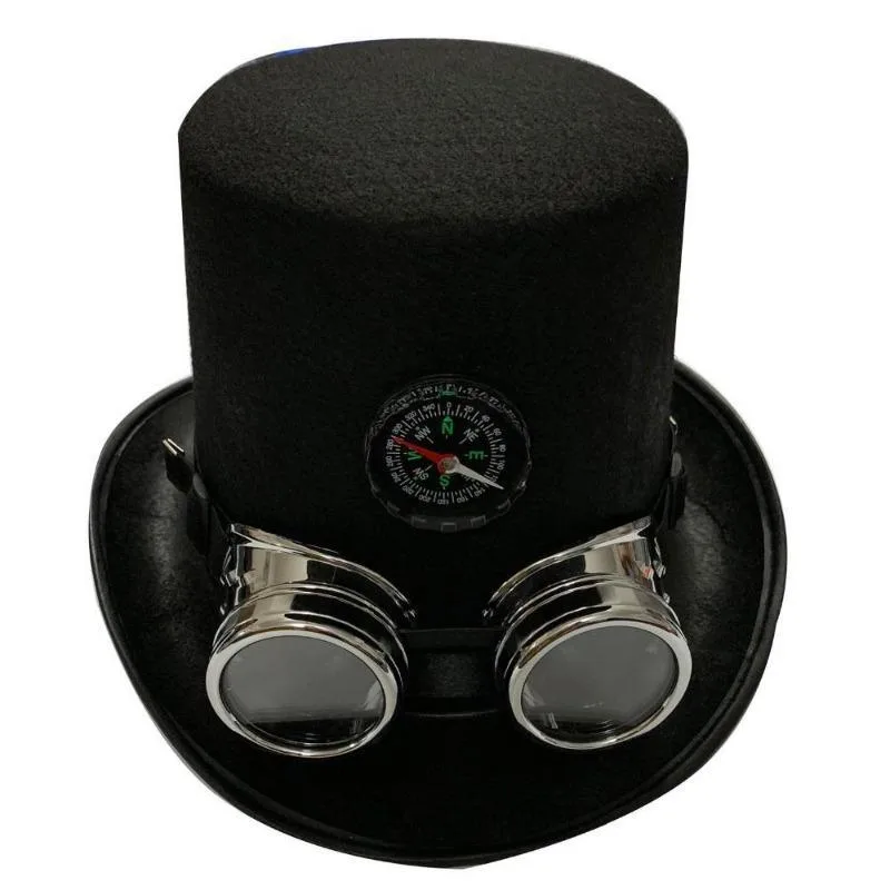 Ansicht 2 — Steampunk-Hut – Filz