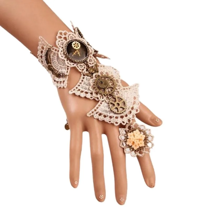 Ansicht 5 — Steampunk-Armband – Zahnrad
