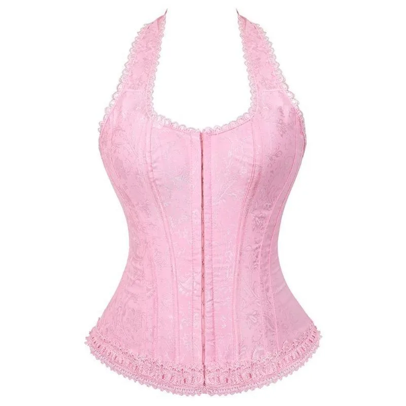 Steampunk-Korsett – Vintage rosa