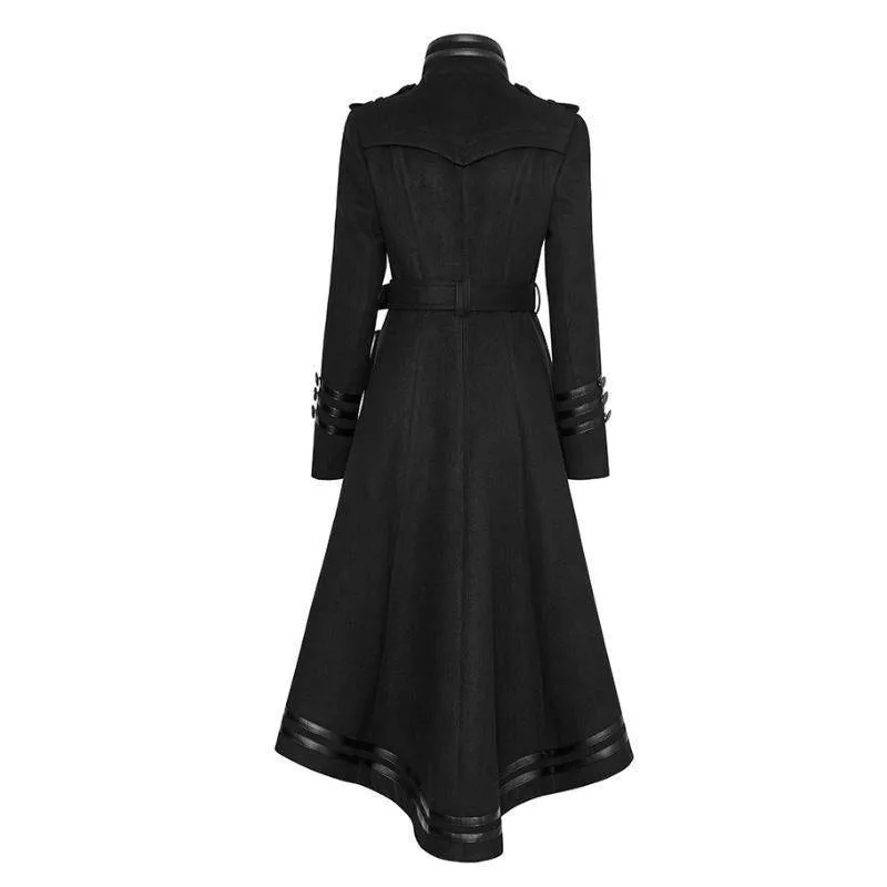 Ansicht 4 — Mantel für Damen – lang schwarz Gothic