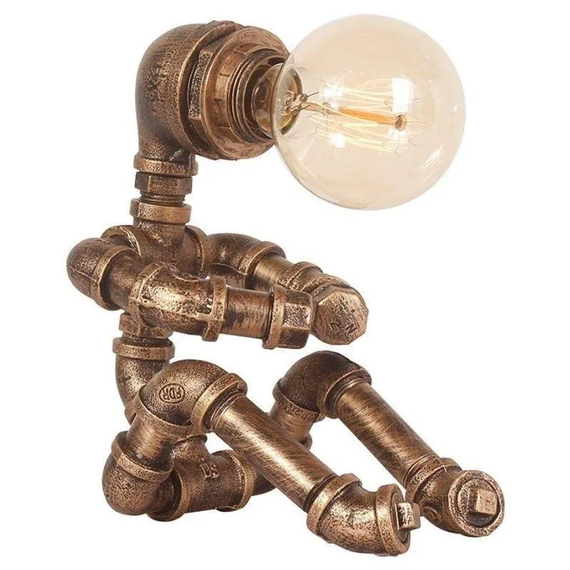 Steampunk-Lampe – Robot Steampunk-Lampe – Robot