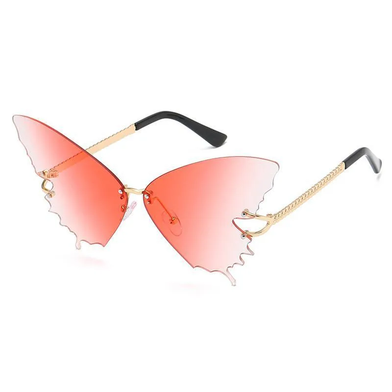 Ansicht 6 — Steampunk-Sonnenbrille – Schmetterlingsform