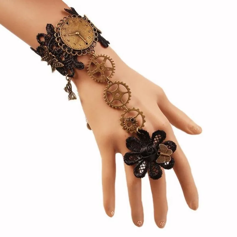 Ansicht 5 — Steampunk-Armband – Uhr