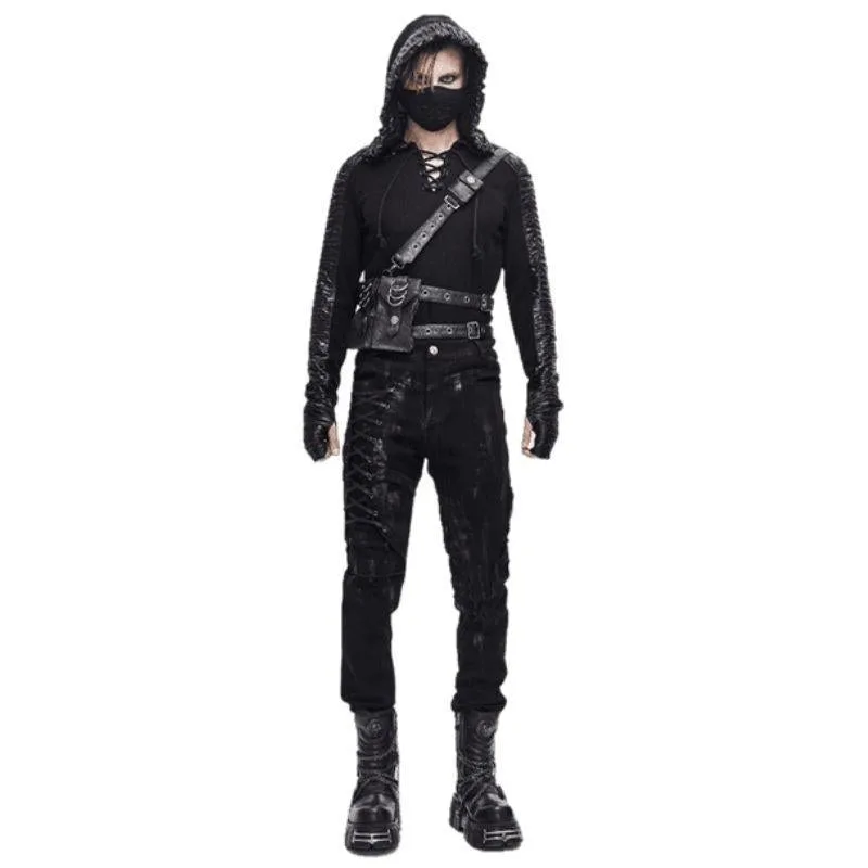Ansicht 2 — Steampunk-Jeans für Herren – Gothic