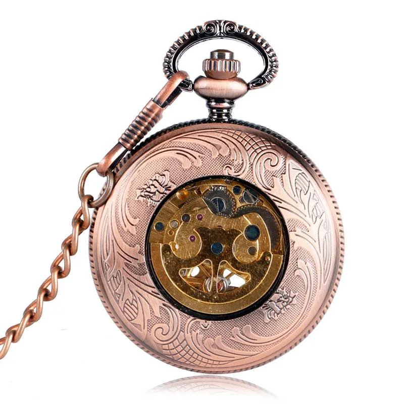 Ansicht 5 — Taschenuhr – Roségoldfarben