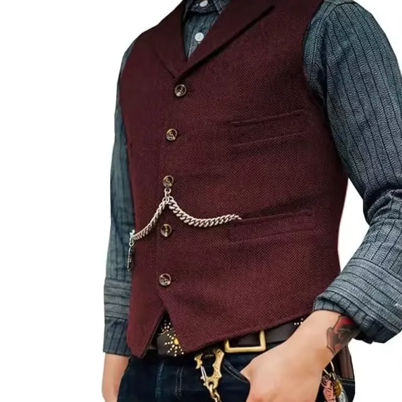 Ansicht 7 — Steampunk-Weste für Herren – ärmellos