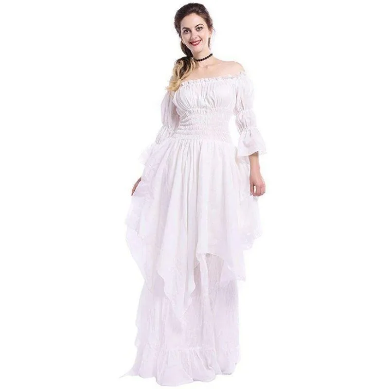 Kleid – viktorianisch weiß