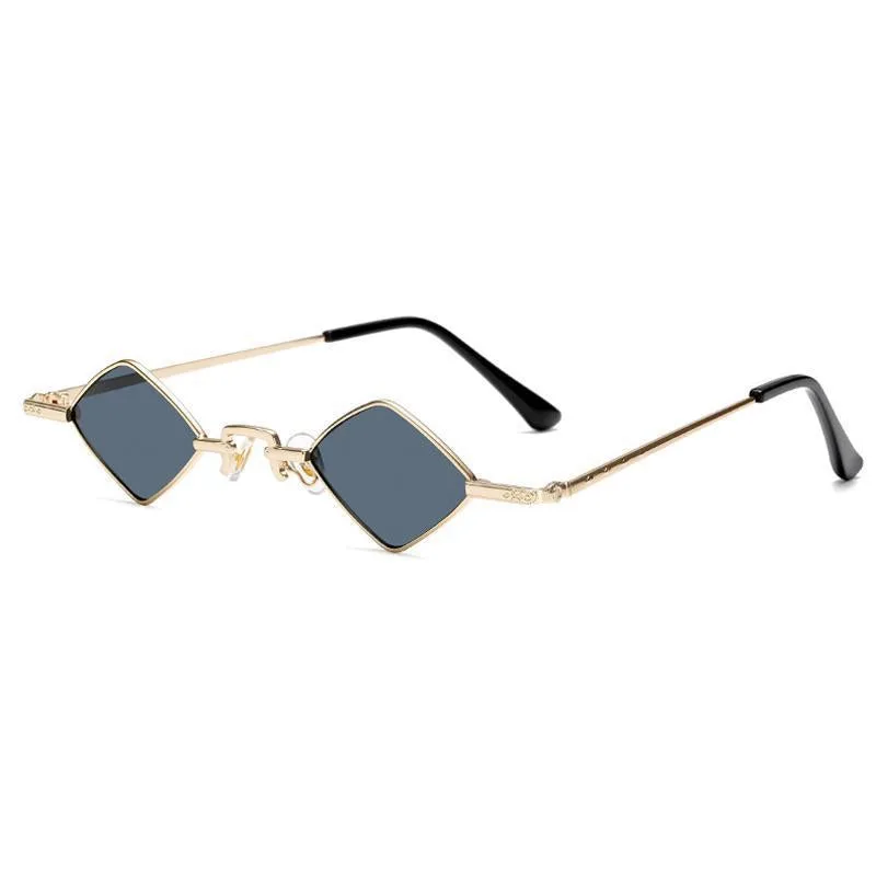 Ansicht 4 — Steampunk-Sonnenbrille – Rautenform