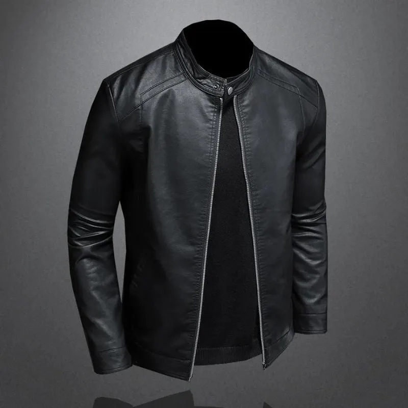 Ansicht 3 — Jacke für Herren – Biker PU-Kunstleder
