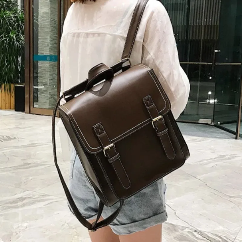 Ansicht 6 — Steampunk-Schultasche – aus PU