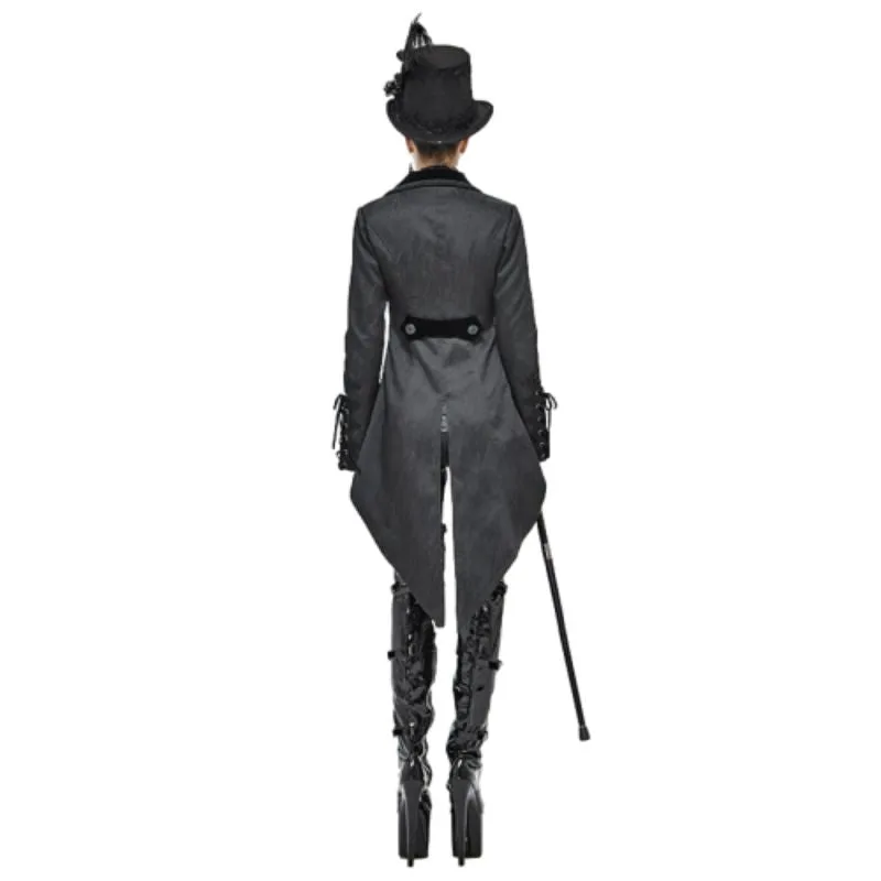Ansicht 3 — Steampunk-Jacke – Frackstil