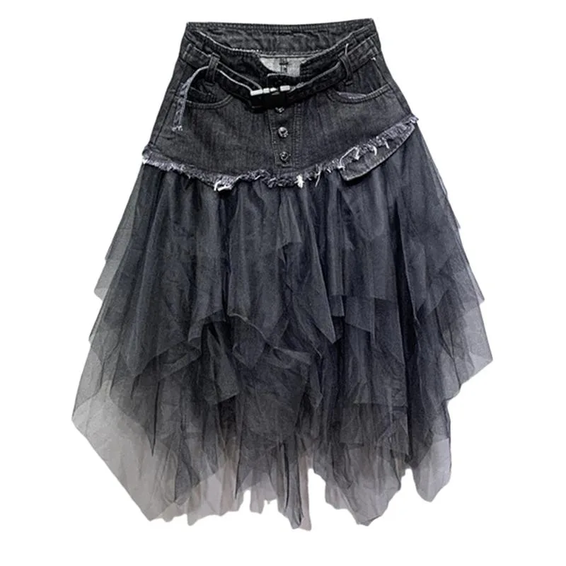 Rock – Jeans und Tüll