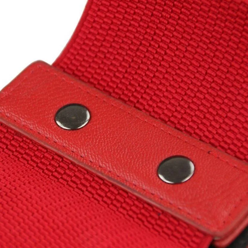 Ansicht 3 — Steampunk-Korsettgürtel – rot