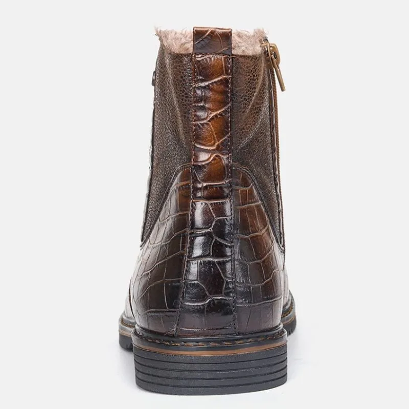 Ansicht 5 — Stiefeletten für Herren – braun Dunkel
