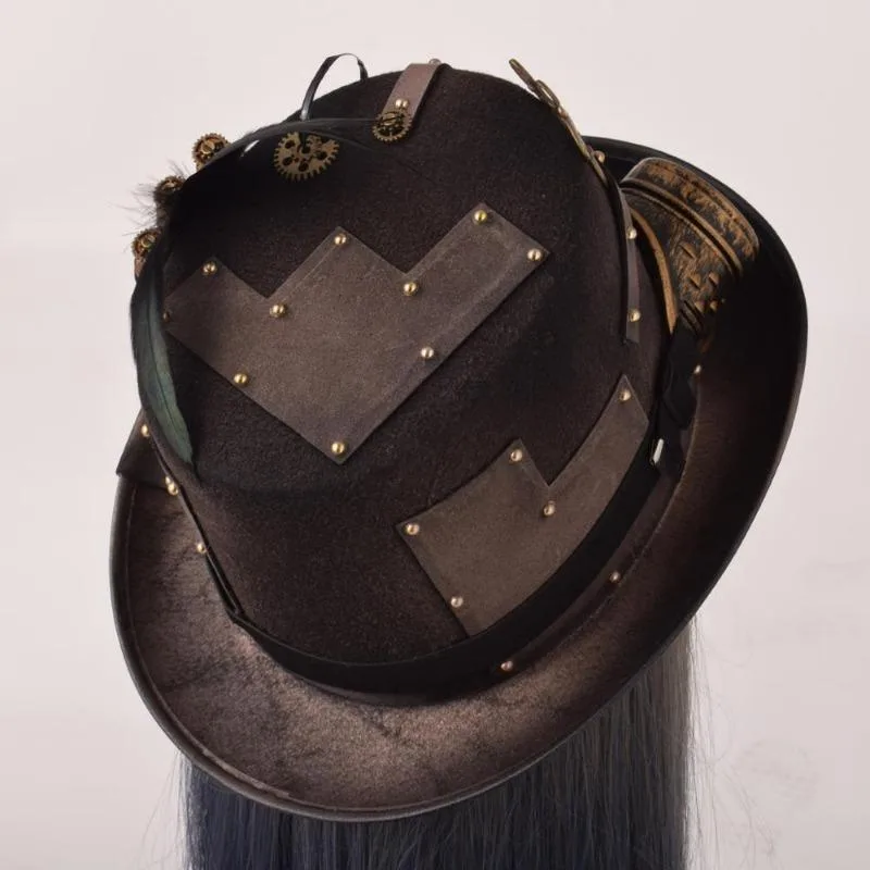 Ansicht 6 — Steampunk-Hut – Gelehrtenstil