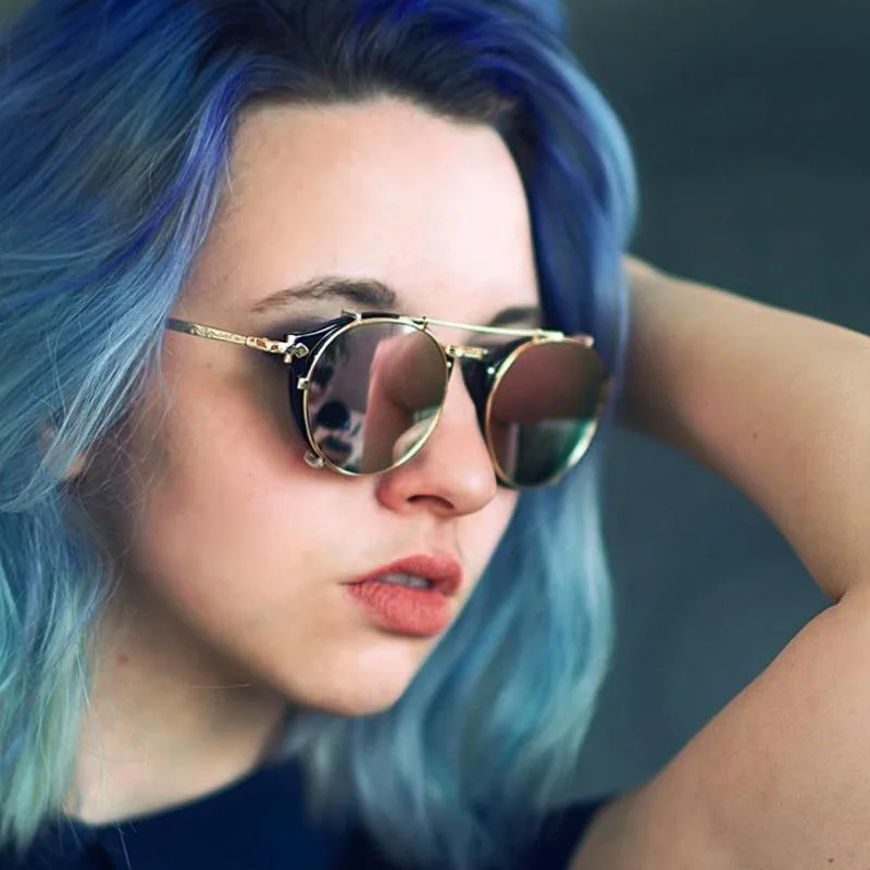 Ansicht 2 — Steampunk-Sonnenbrille – Aristokratisch