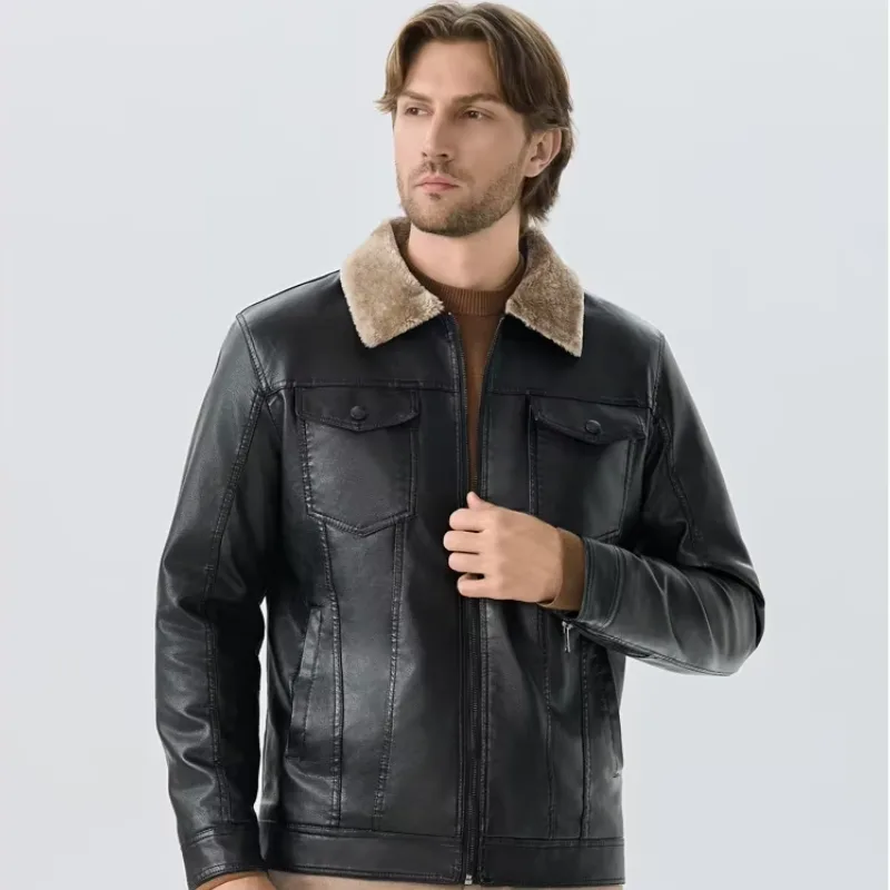 Ansicht 9 — Jacke für Herren – Fliegerstil Kragen Fell
