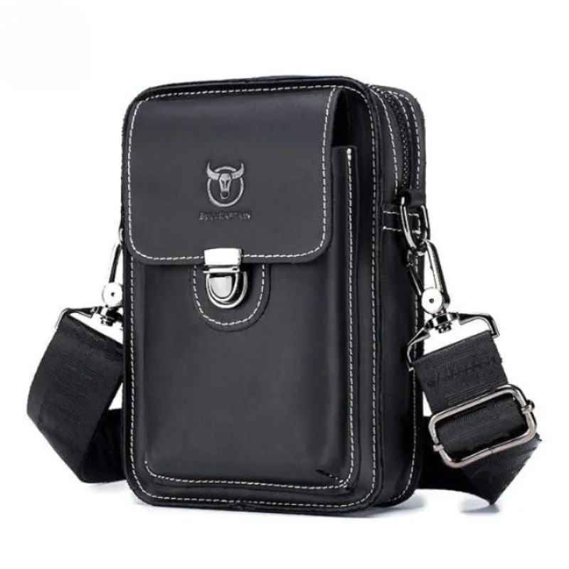 Clutch für Herren – Leder Schulterriemen
