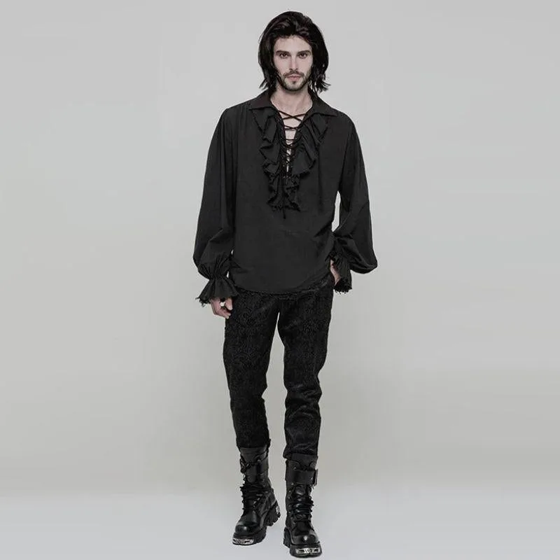 Ansicht 2 — Steampunk-Hemd – Piratenstil Weit