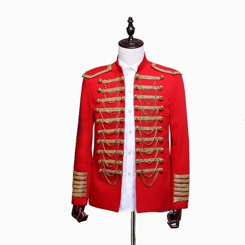 Ansicht 2 — Steampunk-Jacke – Militärstil