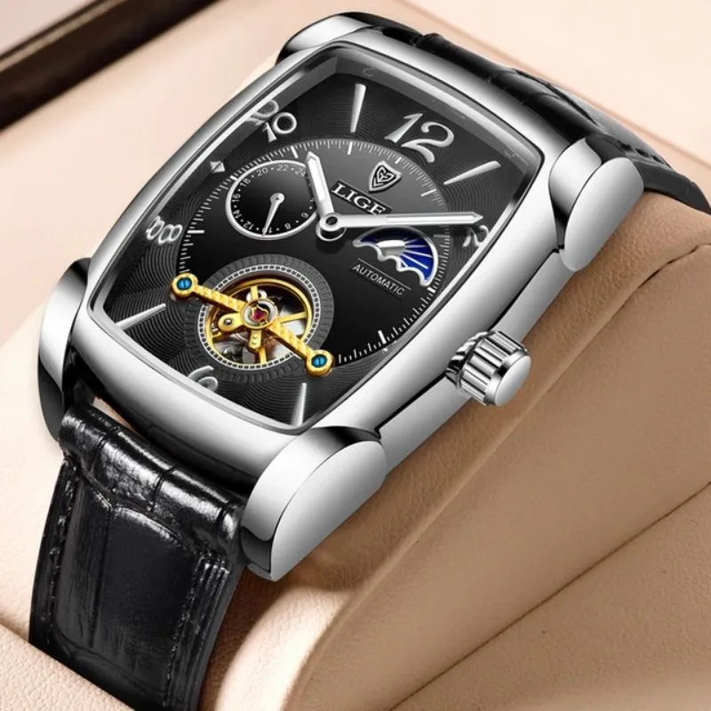 Ansicht 5 — Uhr für Herren – rechteckig Eleganter Stil