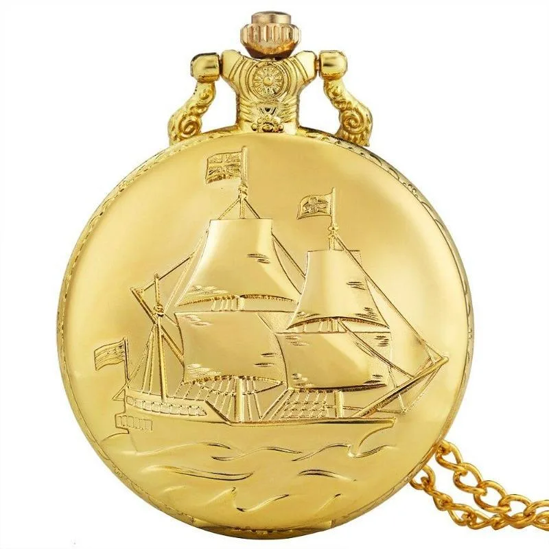 Steampunk-Taschenuhr – Schiff