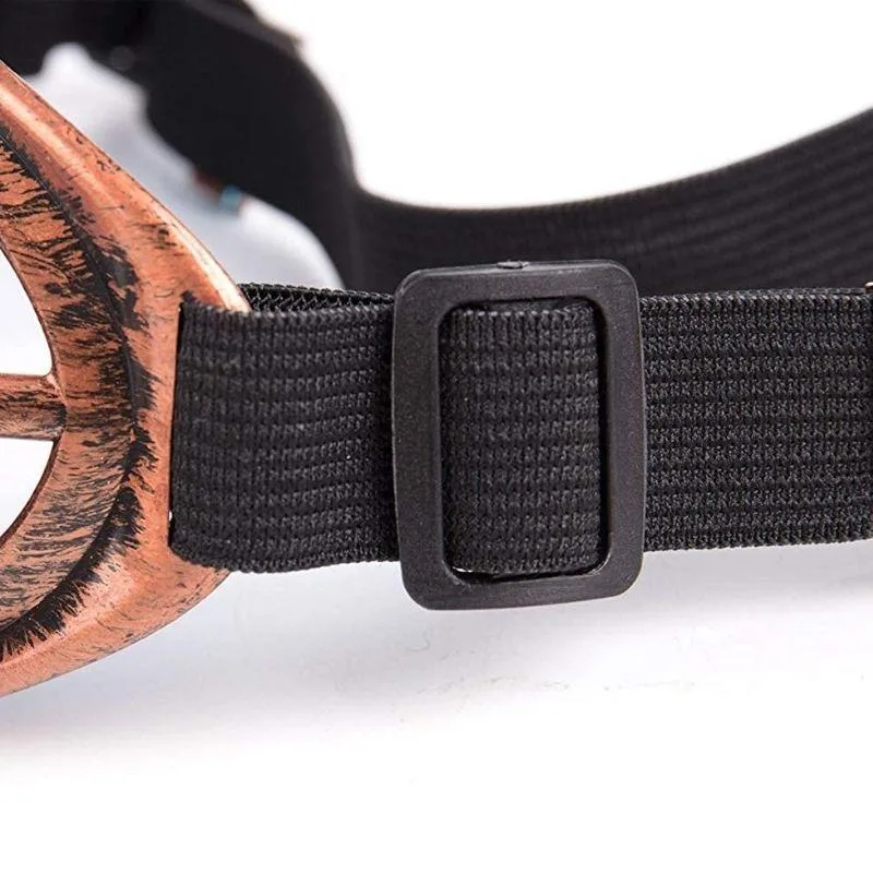 Ansicht 6 — Steampunk-Brille – Kupferfarben