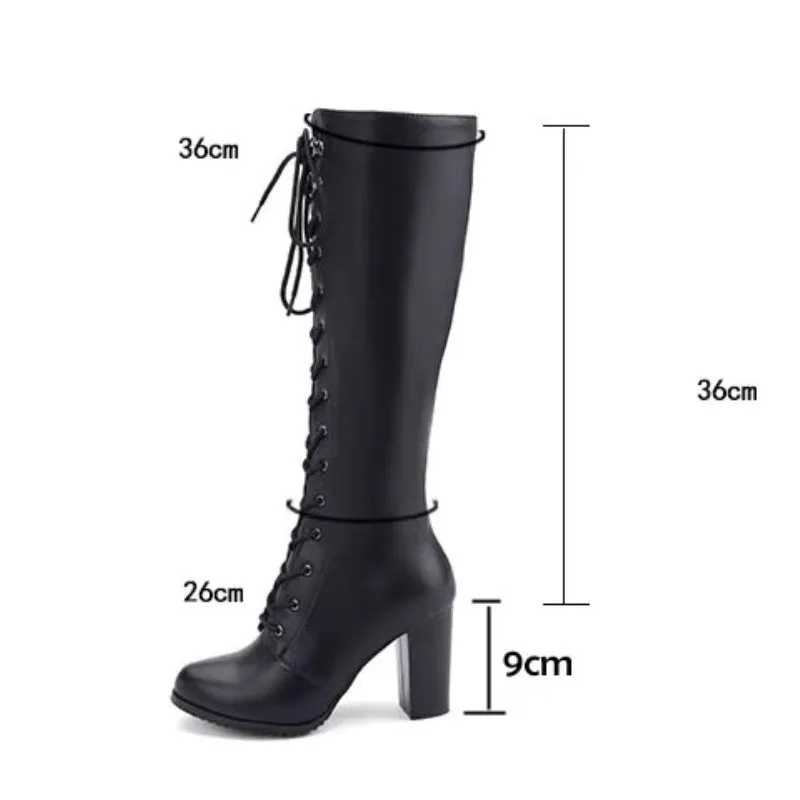 Ansicht 3 — Stiefel für Damen – hoch mit Schnürung
