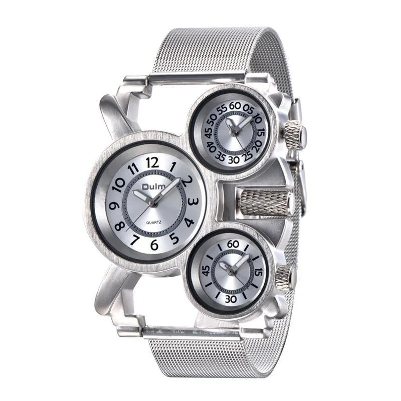 Ansicht 4 — Steampunk-Uhr für Herren – 3 Zifferblätter