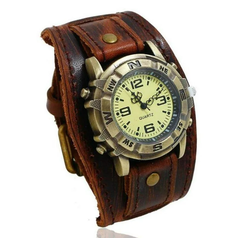 Steampunk-Armbanduhr für Herren